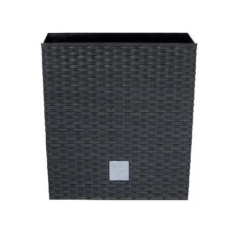PROSPERPLAST Rato Low antracit 17 cm / Květináč 