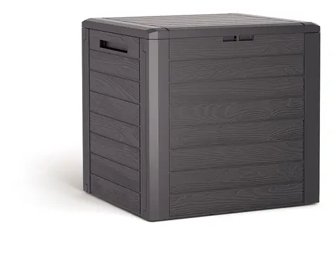 PROSPERPLAST WOODEBOX hnědý 140L / Zahradní box 
