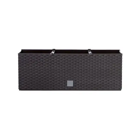 PROSPERPLAST Rato Case 51.4 x 19 x 18.6 cm hnědá / Samozavlažovací květináč 