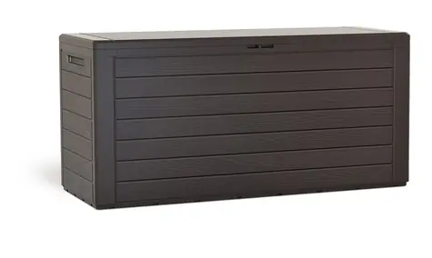 PROSPERPLAST WOODEBOX hnědá 280L / Zahradní box 