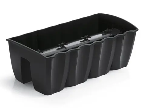 PROSPERPLAST CROWN antracit 58cm / Truhlík na zábradlí