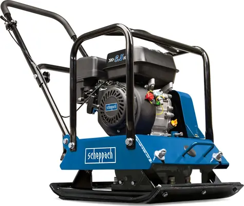 Scheppach HP 2200 S / Vibrační deska / 4.8 kW / 25000N / 4200 úderů-min / 55 x 44 cm deska / 25m/min pojezd / benzinový 