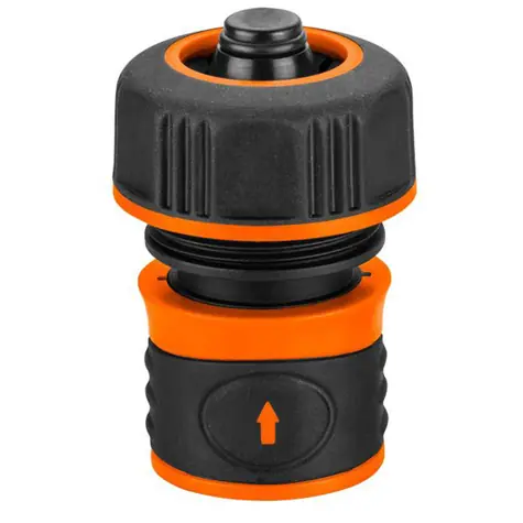 NEO TOOLS 15-723 oranžovo-černá / rychlospojka s funkcí STOP / materiál plast / 3/4"
