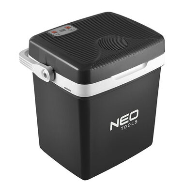 NEO TOOLS 63-152 / cestovní lednice 2 v 1 (chlazení i ohřev) / 26 litrů / 230V i 12V (do autozapalovače)