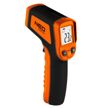 NEO TOOLS 75-275 / Pyrometr / -50 až 500 stupňů / +/- 1.5 stupňů / IP54 / auto vypínání / odezva 500 ms