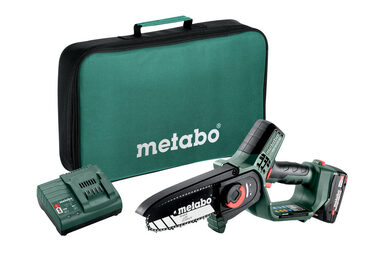 Metabo MS 18 LTX 15 / Aku prořezávací pila / 18V / délka čepele 15 cm / 5 m/s / 1x 2.0 Ah