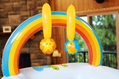 Bestway Nafukovací přebalovací podložka - 81cm x 63cm 46cm