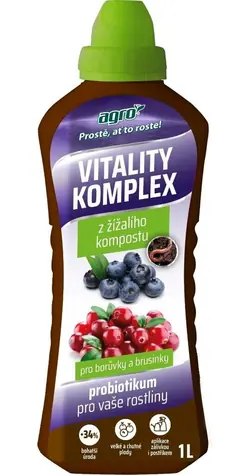 Agro Vitality komplex borůvka a brusinka probiotikum pro vaše rostliny 1 l / Hnojivo