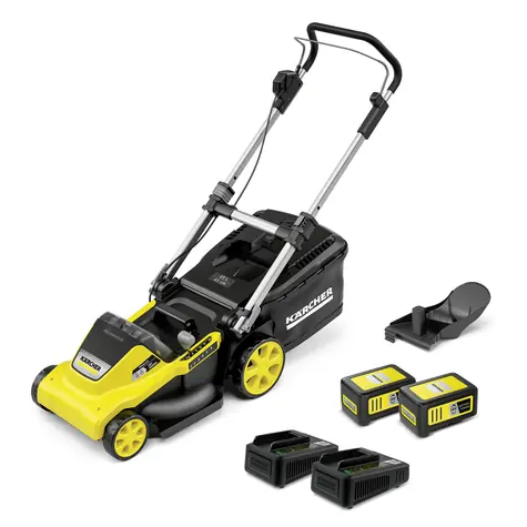 Kärcher LMO 5-18 Dual Battery Set / Aku Sekačka na trávu / 2x18V / šířka záběru 41 cm / koš 45 l / 2x 5.0 Ah