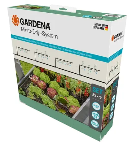 Gardena 13455-20 Micro-Drip-System Startovací sada pro vyvýšené záhony/záhony (35 rostlin)