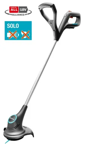 Gardena 14702-55 Aku Strunová sekačka SmallCut 23/18V P4A solo / 18V / Záběr 23 cm / Bez aku