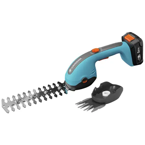 Gardena 14750-30 PowerCut 20/18V P4A akumulátor nůžky na trávu a keře / 18V / Li-Ion / 2 Ah / 80 mm