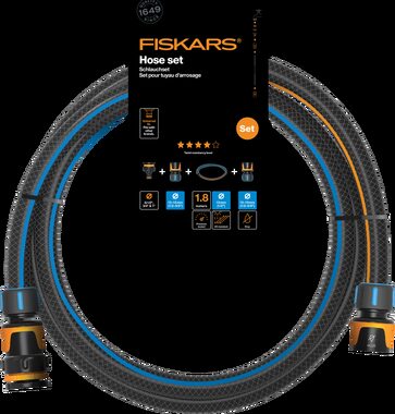 Fiskars 1057621 Zahradní hadice Q4 13 mm (1/2") 1.8 m - sada 