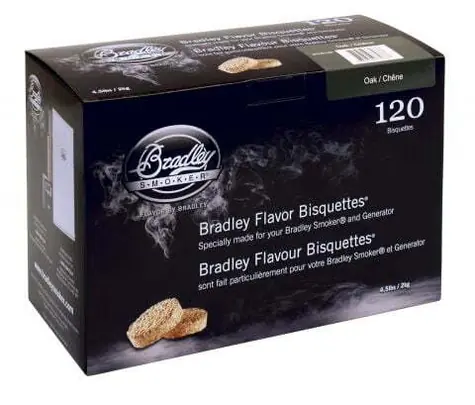 Bradley Smoker Dub 120 ks - Brikety udící