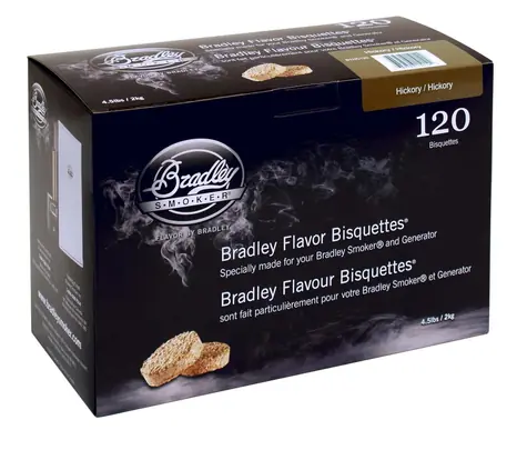 Bradley Smoker Hickory 120 ks - Brikety udící