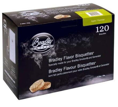 Bradley Smoker Jabloň 120 ks - Brikety udící