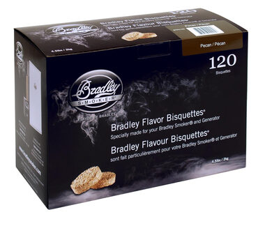 Bradley Smoker Pecan-Ořech 120 ks - Brikety udící