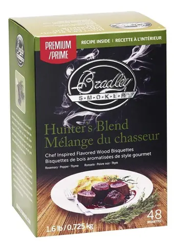 Bradley Smoker Premium Hunters Blend 48 ks - Brikety udící
