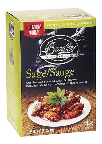 Bradley Smoker Premium Sage 48 ks - Brikety udící