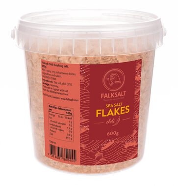Falksalt Mořská vločková sůl chilli 600g