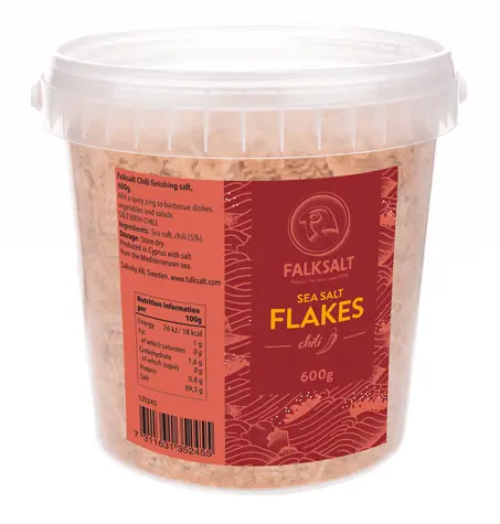 Falksalt Mořská vločková sůl chilli 600g
