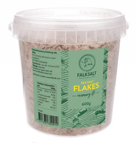 Falksalt Mořská vločková sůl rozmarýnová 600g