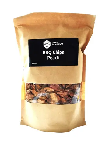 Grill Fanatics Broskev dřevěná štěpka BBQ 500g