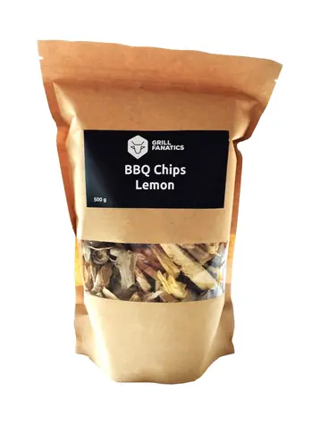 Grill Fanatics Lemon dřevěná štěpka BBQ 500g