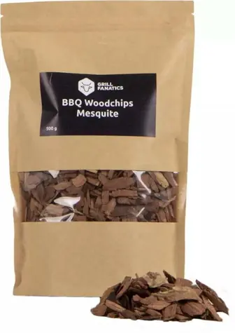 Grill Fanatics Mesquite dřevěné kousky BBQ 1kg