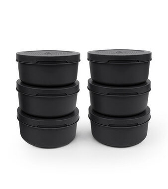 ZiiPa 6 misek na pizza těsto Spetina (černá)