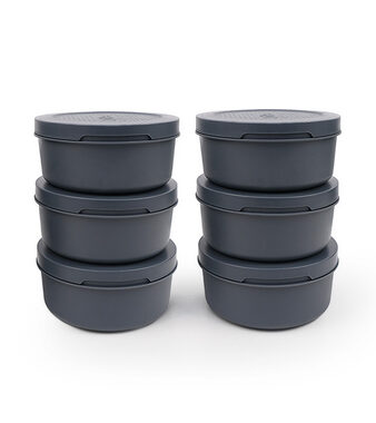 ZiiPa 6 misek na pizza těsto Spetina (šedá)