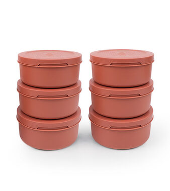 ZiiPa 6 misek na pizza těsto Spetina (terracotta)