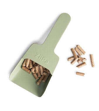 ZiiPa Lopatka na pelety Melfa - zelená