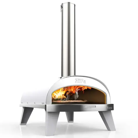 ZiiPa Piana Pizza pec na dřevěné pelety 31cm - bílá