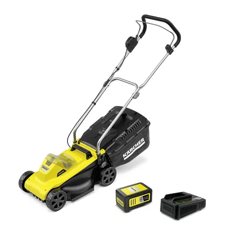 Kärcher LMO 2-18 Battery Set / Aku Sekačka na trávu / 18V / záběr 32 cm / koš 30 l  / 5.0 Ah