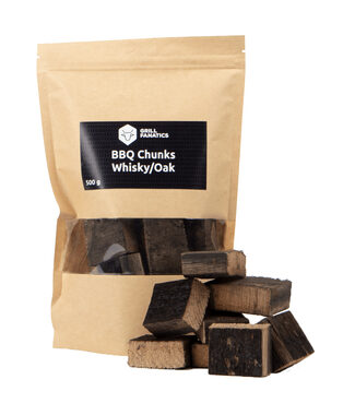 Grill Fanatics Whisky/Dub dřevěné kousky BBQ 500g