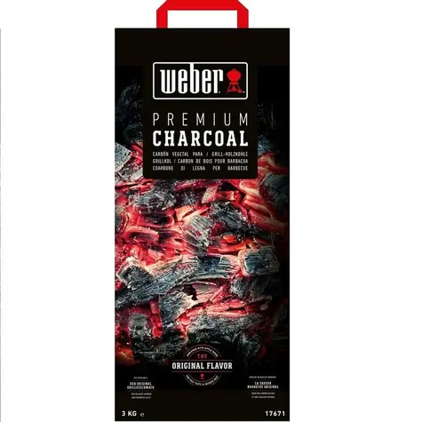 Weber 17825 / Premium dřevěné uhlí 5 kg