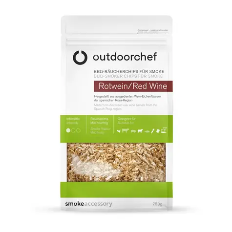 Outdoorchef Red Wine dřevěná štěpka 750g
