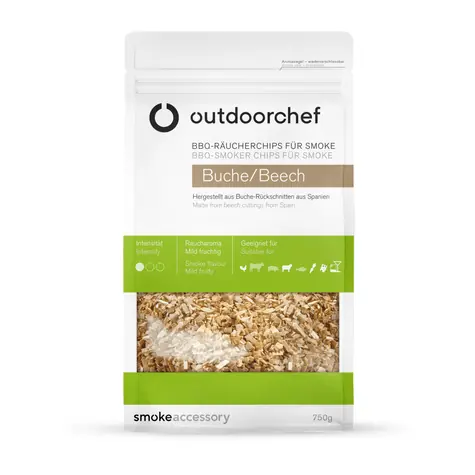 Outdoorchef Beech dřevěná štěpka BBQ 750g