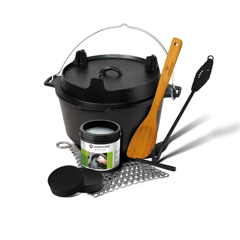 Outdoorchef Litinový hrnec s příslušenstvím Dutch Oven No.09/8,5L