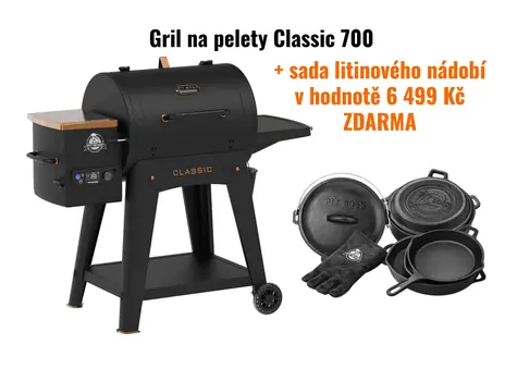 Pit Boss Gril na pelety Classic 700  - Onyx Edice