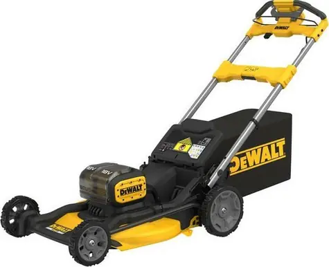DeWALT DCMWSP156N / Aku sekačka na trávu s pojezdem / 18V / záběr 53 cm / koš 67 l / bez baterie a nabíječky