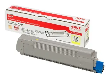OKI originální toner pro C8600 žlutá / 6.000 stran