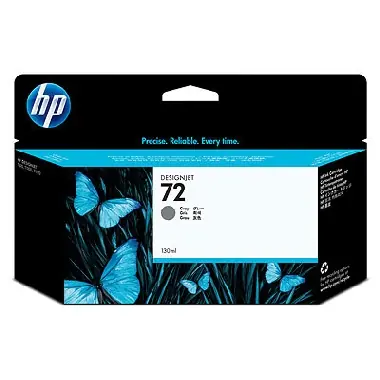 HP C9374 originální cartridge 72 / DesignJet T610, T620 / 130 ml / Šedivá