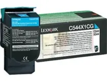 Lexmark C544 originální toner azurová / C544X1CG