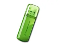 Silicon Power HELIOS 101 / 8GB / Flash disk / USB 2.0 / Hlníkový / Zelený