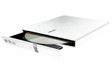 ASUS SDRW-08D2S-U LITE bílá / DVD±RW ext. vypalovačka / slim / USB 2.0  + DVD media