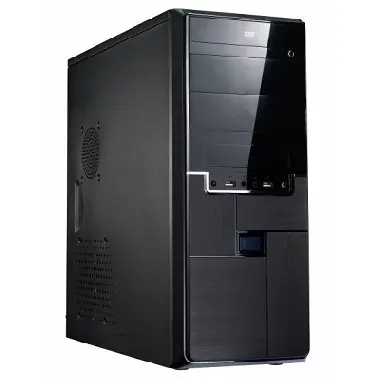 EUROCASE ML X315 black / USB, audio / bez zdroje