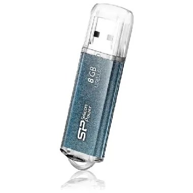 SILICON POWER Marvel M01 / 8GB / Flash disk / USB 3.0 / Hlníkový / Modrý