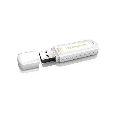 Transcend JetFlash 730 32GB bílá / Flash Disk / USB 3.2 Gen 1 - (USB-A 3.0)